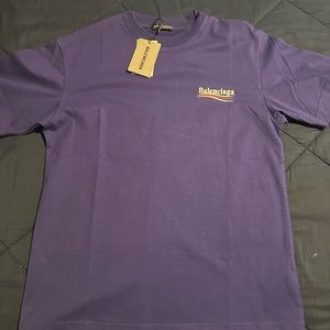 Balenciaga shirt navy blue